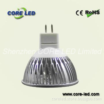3W MR16 base led spotlight